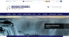 Desktop Screenshot of binacional.com.br